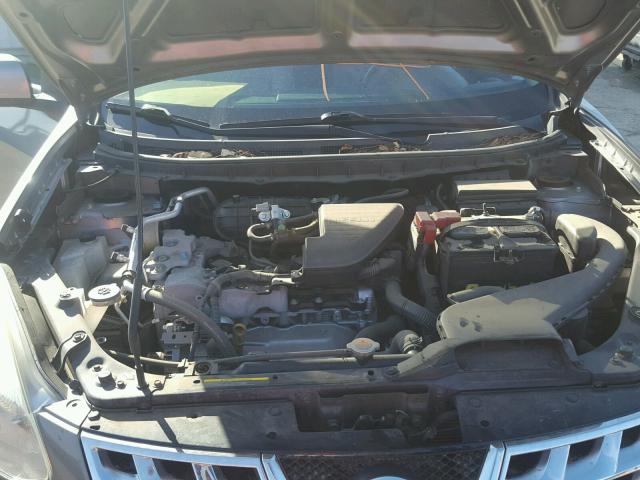 JN8AS5MT6CW606280 - 2012 NISSAN ROGUE S GRAY photo 7