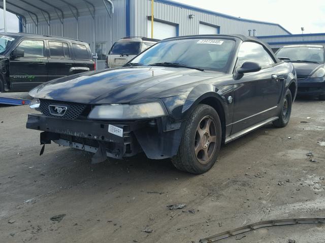 1FAFP44664F141000 - 2004 FORD MUSTANG BLACK photo 2