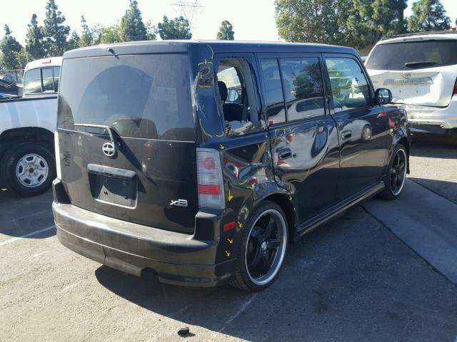 JTLKT324X64072055 - 2006 TOYOTA SCION XB BLACK photo 4