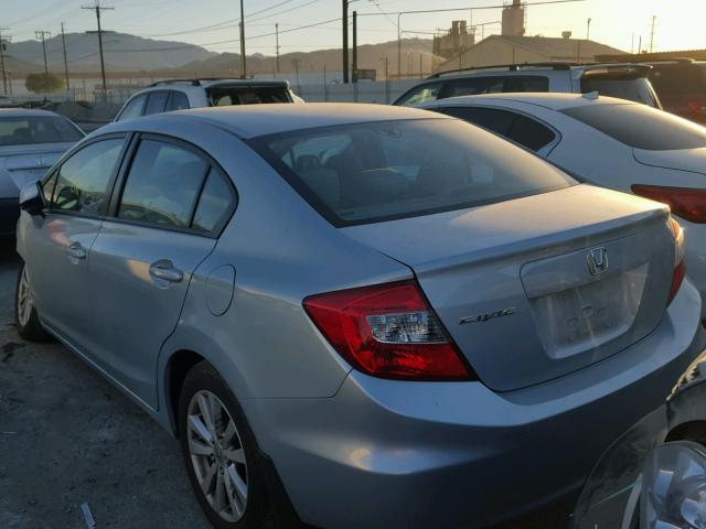 2HGFB2F82CH546068 - 2012 HONDA CIVIC EX Mavi foto 3