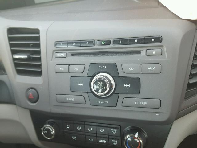 2HGFB2F82CH546068 - 2012 HONDA CIVIC EX Mavi foto 9