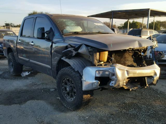 1N6AA07A87N217404 - 2007 NISSAN TITAN XE CHARCOAL photo 1