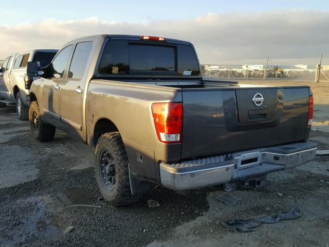 1N6AA07A87N217404 - 2007 NISSAN TITAN XE CHARCOAL photo 3