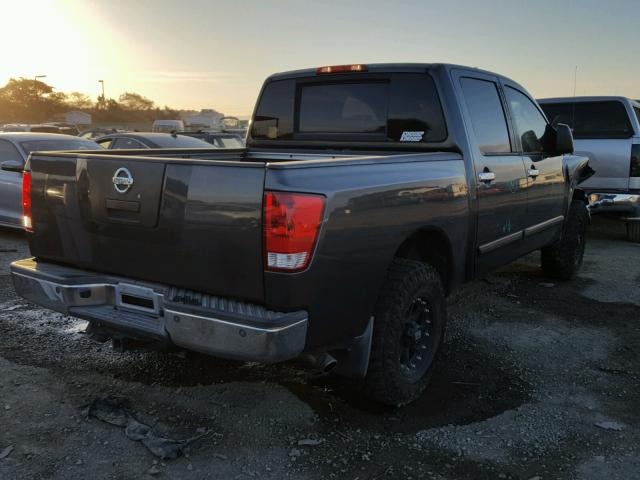 1N6AA07A87N217404 - 2007 NISSAN TITAN XE CHARCOAL photo 4