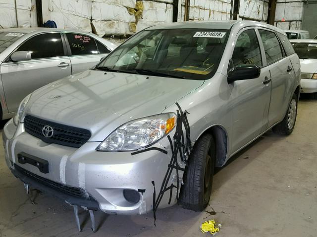 2T1KR32E86C598569 - 2006 TOYOTA COROLLA MA SILVER photo 2