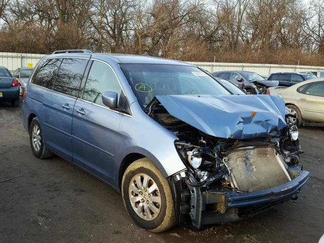 5FNRL3H40AB068776 - 2010 HONDA ODYSSEY EX BLUE photo 1