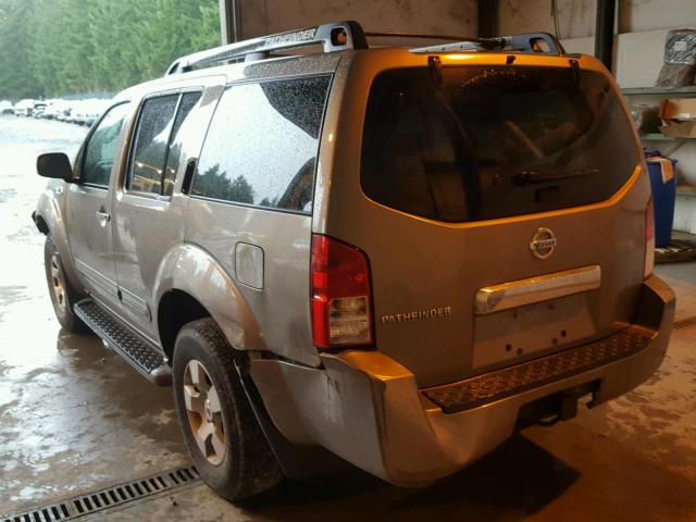 5N1AR18W96C618073 - 2006 NISSAN PATHFINDER GRAY photo 3