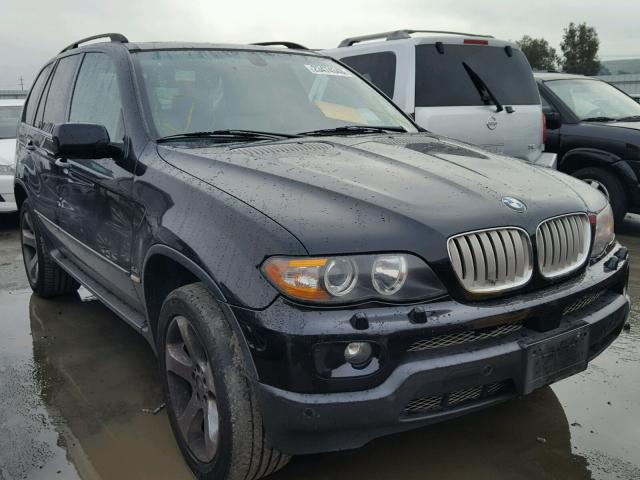 5UXFB53536LV22703 - 2006 BMW X5 4.4I BLACK photo 1