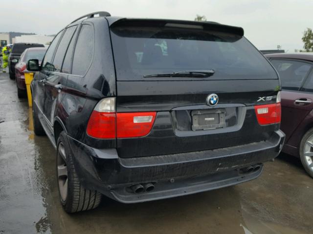 5UXFB53536LV22703 - 2006 BMW X5 4.4I BLACK photo 3