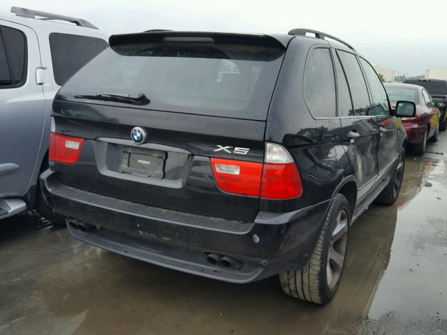 5UXFB53536LV22703 - 2006 BMW X5 4.4I BLACK photo 4