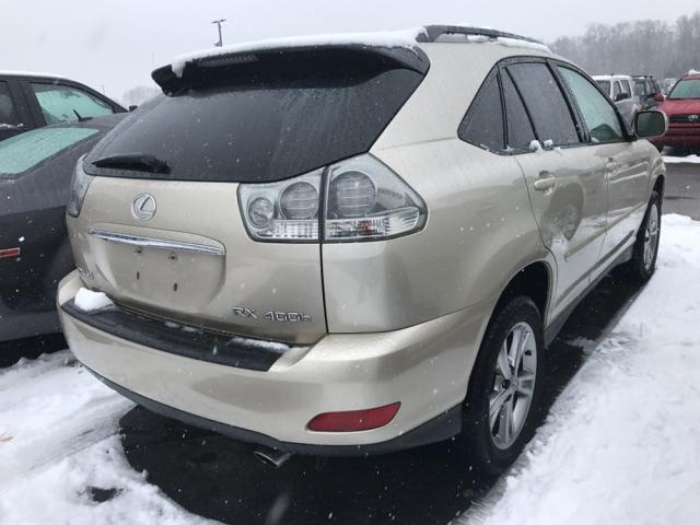 JTJHW31U662002141 - 2006 LEXUS RX 400 TAN photo 4