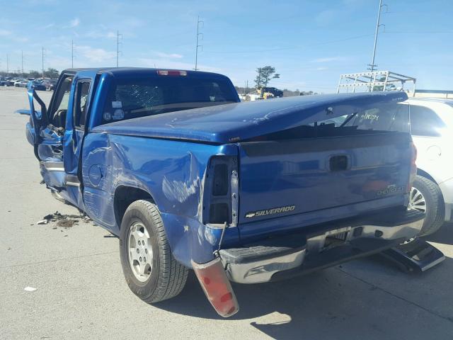 2GCEC19V931198622 - 2003 CHEVROLET SILVERADO BLUE photo 3