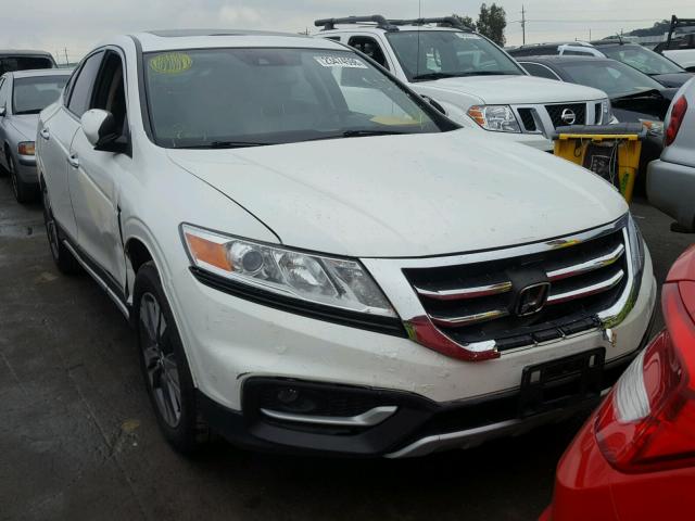 5J6TF1H59EL001701 - 2014 HONDA CROSSTOUR WHITE photo 1