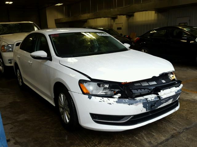 1VWAP7A3XCC085110 - 2012 VOLKSWAGEN PASSAT S თეთრი ფოტო 1