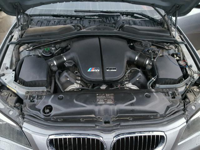 WBSNB93586B583354 - 2006 BMW M5 GRAY photo 7