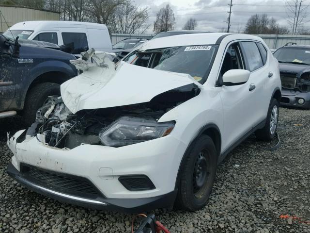 KNMAT2MV2GP692440 - 2016 NISSAN ROGUE S WHITE photo 2