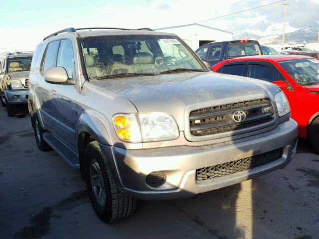 5TDBT44A31S033499 - 2001 TOYOTA SEQUOIA SR SILVER photo 1