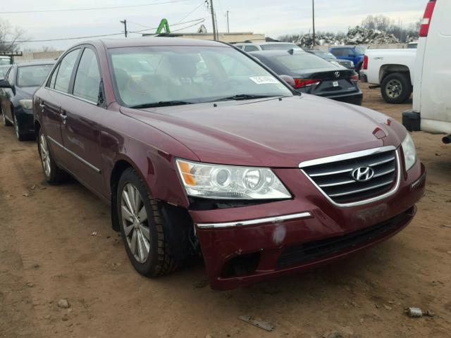 5NPEU46F39H488390 - 2009 HYUNDAI SONATA SE BURGUNDY photo 1