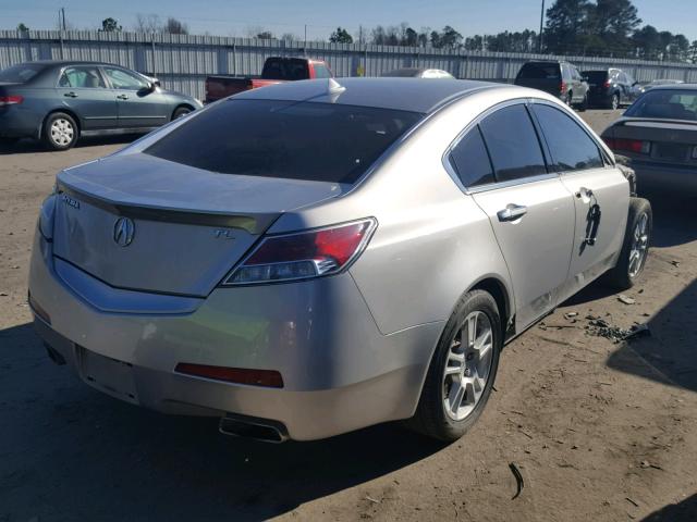 19UUA8F52AA018206 - 2010 ACURA TL SILVER photo 4