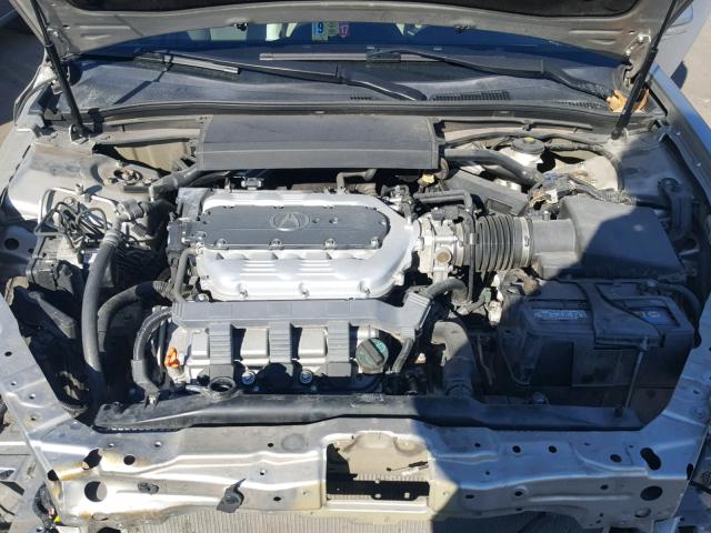 19UUA8F52AA018206 - 2010 ACURA TL SILVER photo 7