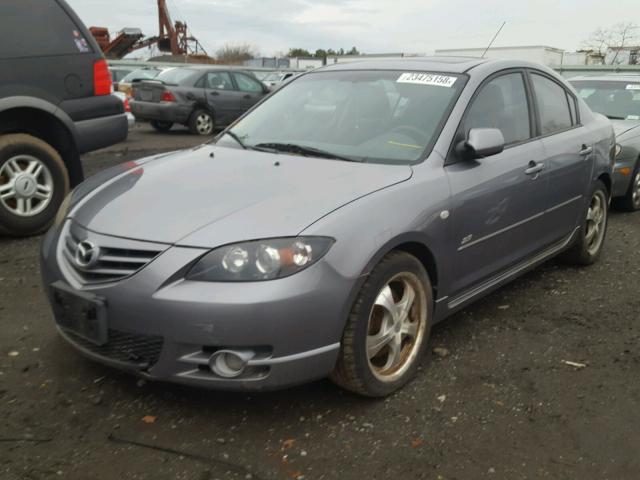 JM1BK323341162734 - 2004 MAZDA 3 S GRAY photo 2