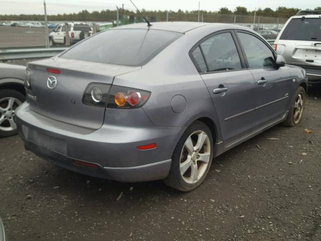 JM1BK323341162734 - 2004 MAZDA 3 S GRAY photo 4