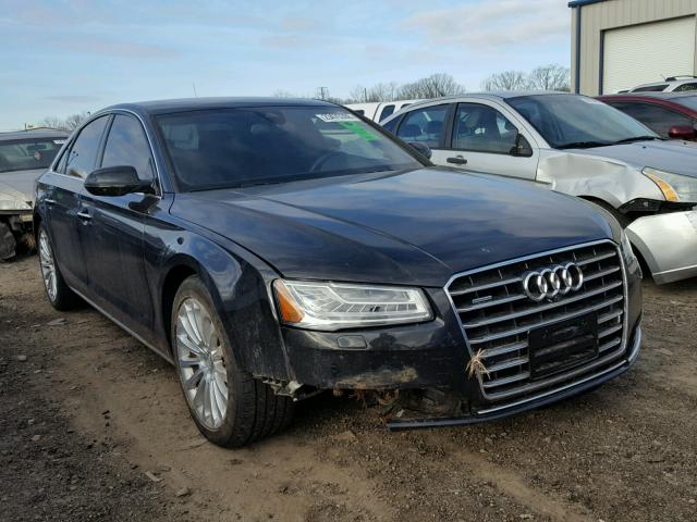 WAUJGAFD9FN033703 - 2015 AUDI A8 QUATTRO BLACK photo 1