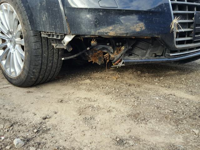 WAUJGAFD9FN033703 - 2015 AUDI A8 QUATTRO BLACK photo 9