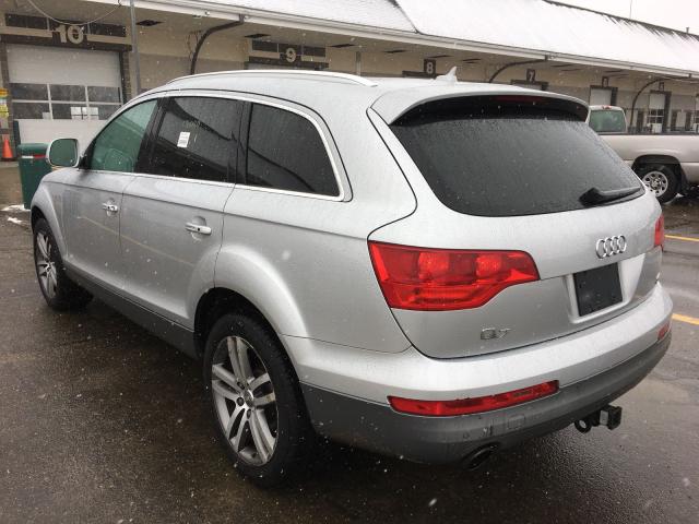 WA1AV74L47D011292 - 2007 AUDI Q7 4.2 QUA SILVER photo 3