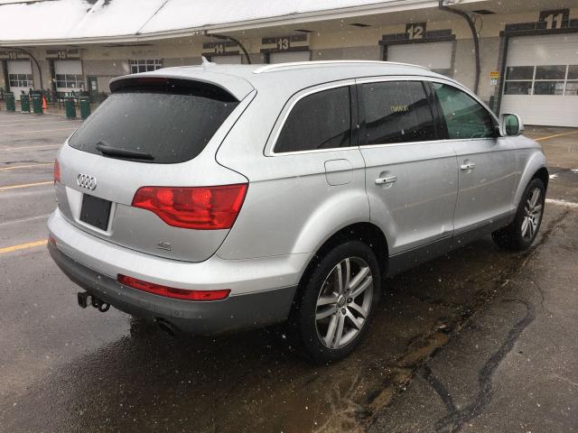 WA1AV74L47D011292 - 2007 AUDI Q7 4.2 QUA SILVER photo 4