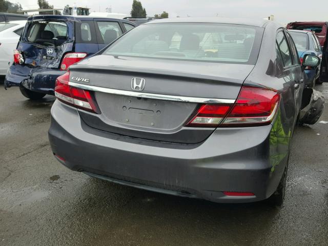 19XFB2F85EE247087 - 2014 HONDA CIVIC EX ვერცხლისფერი ფოტო 4
