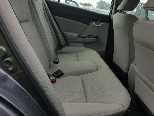 19XFB2F85EE247087 - 2014 HONDA CIVIC EX ვერცხლისფერი ფოტო 6