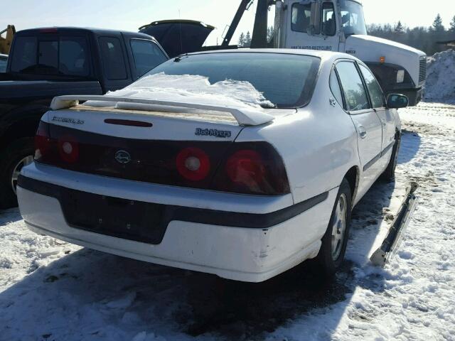 2G1WH55K329324717 - 2002 CHEVROLET IMPALA LS WHITE photo 4