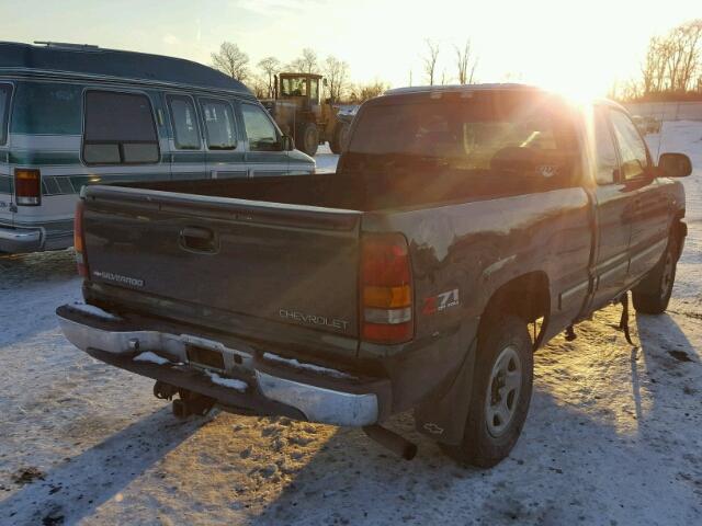 1GCEK19T71E156799 - 2001 CHEVROLET SILVERADO GREEN photo 4