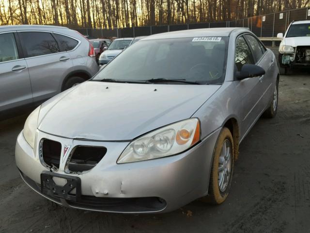 1G2ZG558364151709 - 2006 PONTIAC G6 SE1 SILVER photo 2