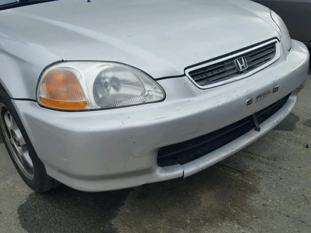 2HGEJ6574WH576238 - 1998 HONDA CIVIC LX SILVER photo 9