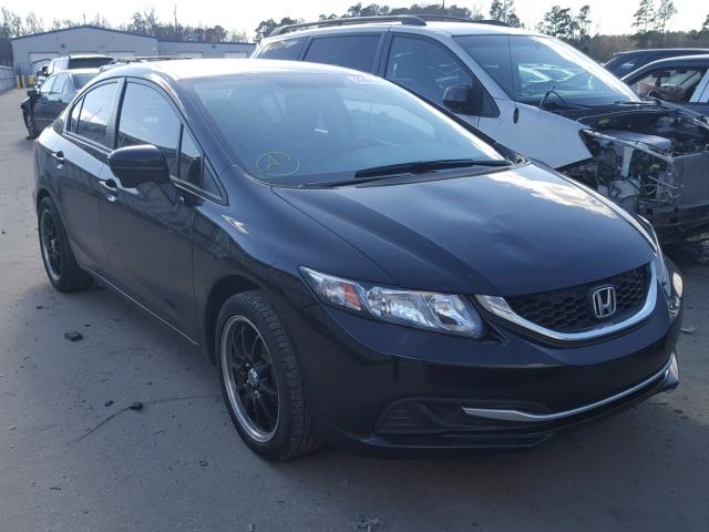 19XFB2F73FE018707 - 2015 HONDA CIVIC SE BLACK photo 1