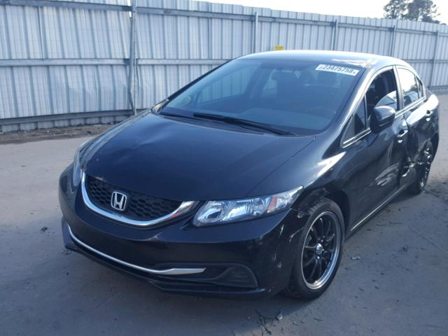 19XFB2F73FE018707 - 2015 HONDA CIVIC SE BLACK photo 2