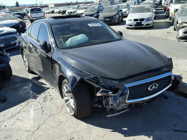 JN1BV7APXFM342204 - 2015 INFINITI Q50 BASE BLACK photo 1