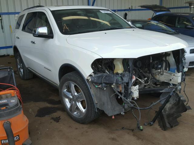 1D4RE5GG5BC725624 - 2011 DODGE DURANGO CI WHITE photo 1