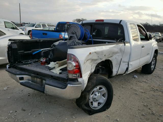 5TFTX4GN4DX024221 - 2013 TOYOTA TACOMA PRE WHITE photo 4