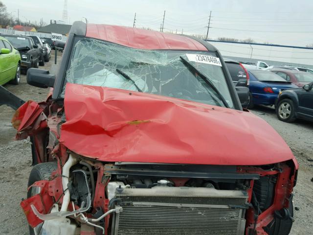 5J6YH28655L004612 - 2005 HONDA ELEMENT EX RED photo 9