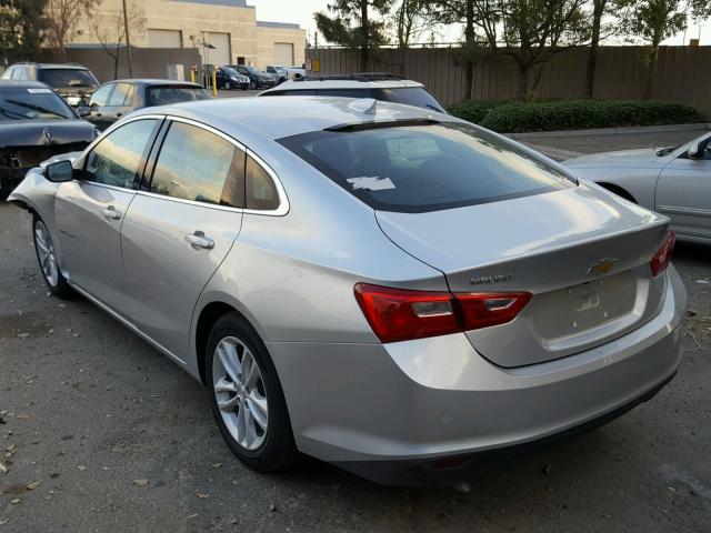 1G1ZE5ST8HF120918 - 2017 CHEVROLET MALIBU LT SILVER photo 3