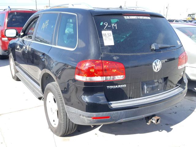 WVGZE77L17D051975 - 2007 VOLKSWAGEN TOUAREG V6 BLACK photo 3