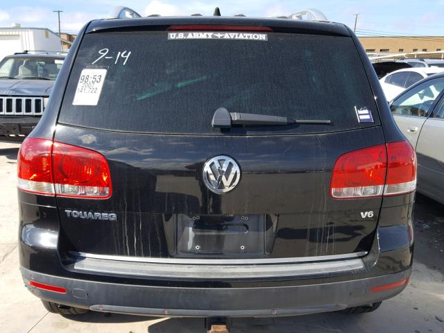 WVGZE77L17D051975 - 2007 VOLKSWAGEN TOUAREG V6 BLACK photo 9