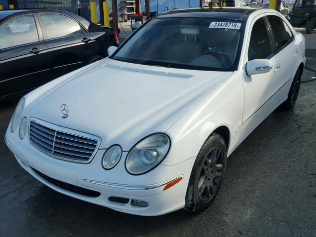 WDBUF56J86A819546 - 2006 MERCEDES-BENZ E 350 WHITE photo 2