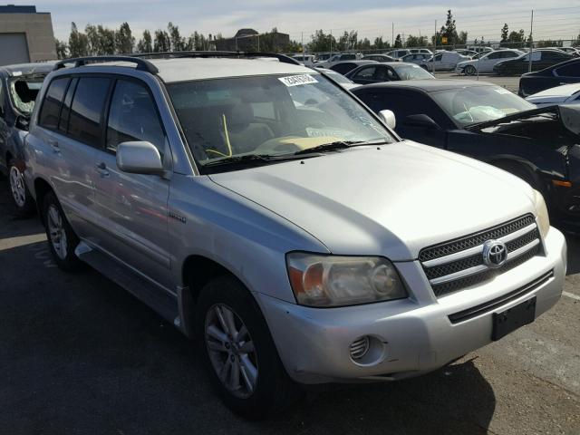 JTEDW21A360015101 - 2006 TOYOTA HIGHLANDER SILVER photo 1