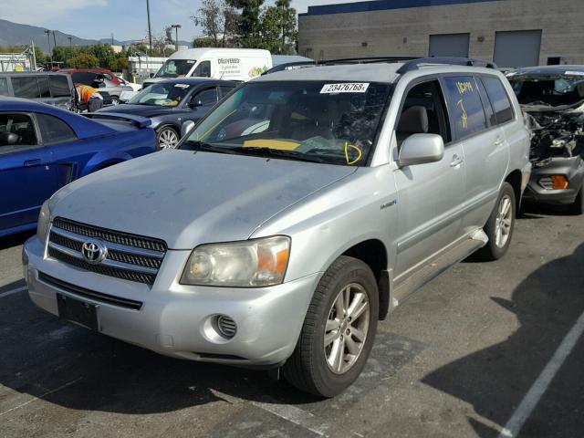 JTEDW21A360015101 - 2006 TOYOTA HIGHLANDER SILVER photo 2