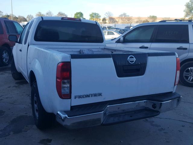 1N6BD0CT8CC422309 - 2012 NISSAN FRONTIER S WHITE photo 3