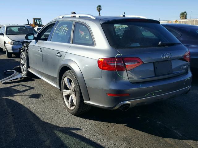 WA1UFAFL7EA126603 - 2014 AUDI A4 ALLROAD GRAY photo 3